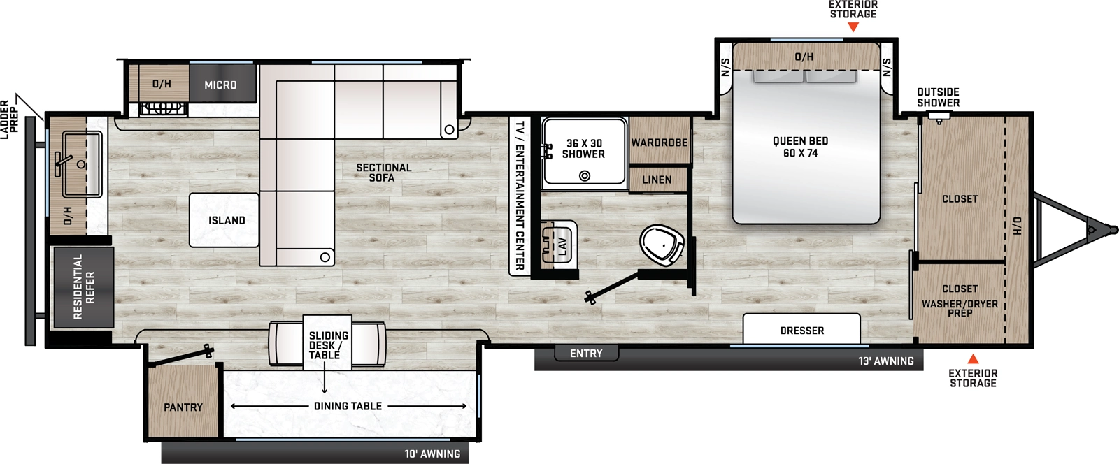 Aurora 32MAZE Floorplan
